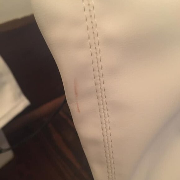 Forever 21 White Faux Leather Knee-High Boots - Picture 7 of 7